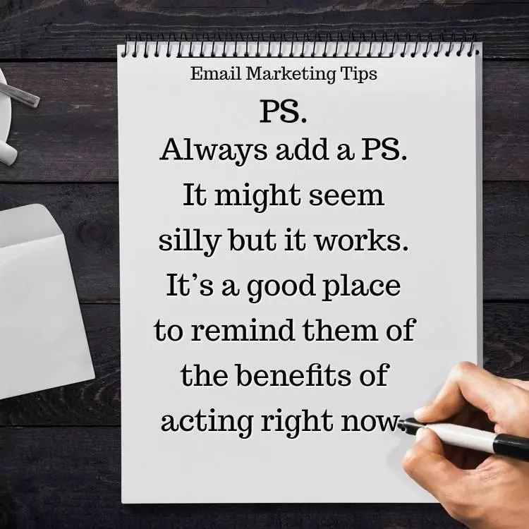 Always add a PS.